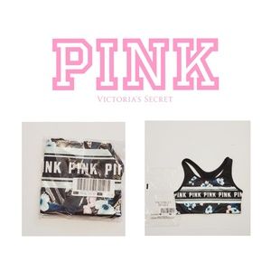 New/ NIP VS pink Ultimate Floral Sports Bra (M)